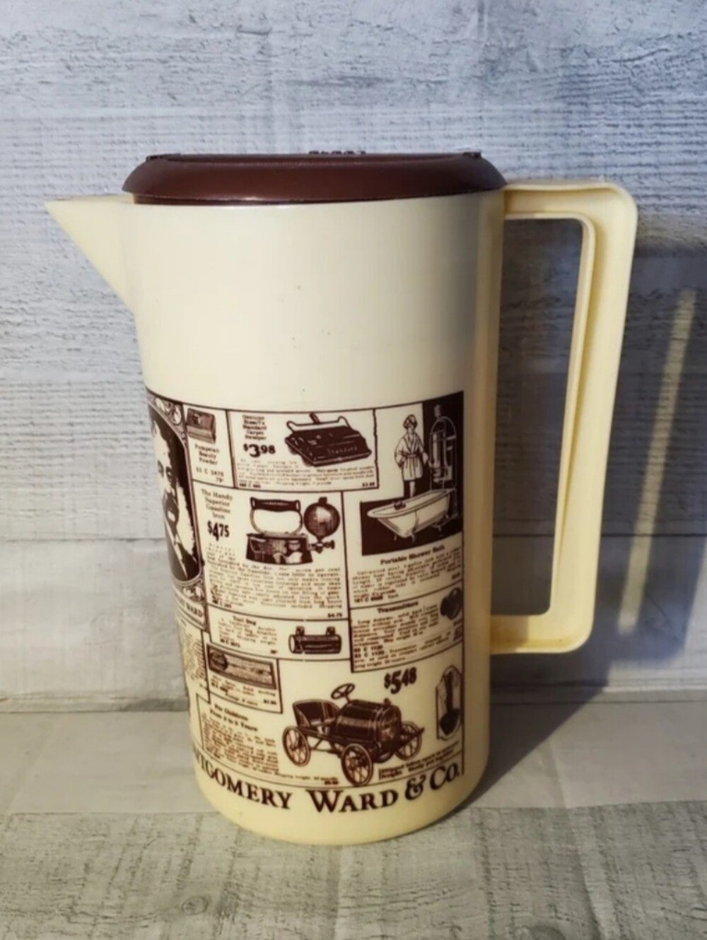 Vintage Montgomery Ward & Co. Catalog Advertisement 2 QT Plastic Pitcher w/ Lid